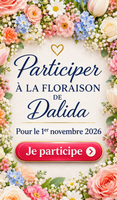 Toussaint 2026 - Participer à la composition florale pour Dalida