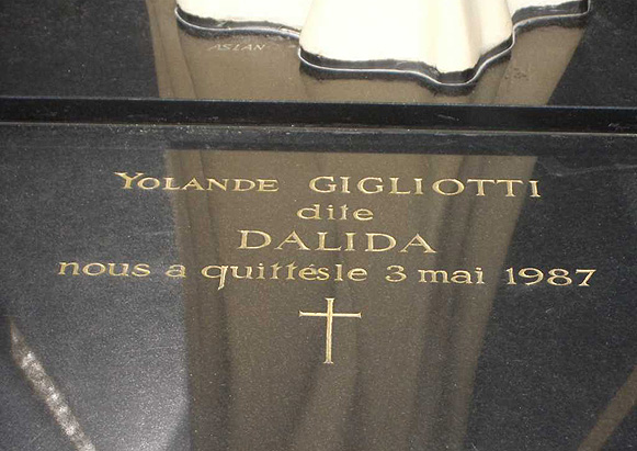 Dalida cimetière Montmartre