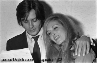 Alain Delon et Dalida 1973